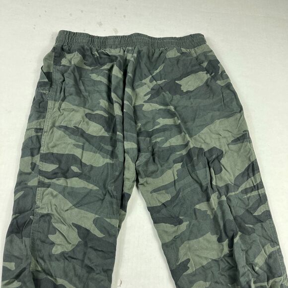 Splendid Womens Camo Print Jogger Pants Size Small Stretch Waist Tapered Leg - Picture 11 of 12